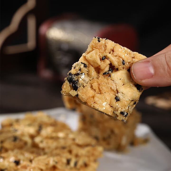 涌山老余头涌山沙琪玛江西乐平特产涌山余记香浓酥脆蛋香黑芝麻芝麻味