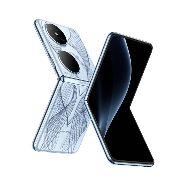 华为Pocket2 华为小折叠屏 新款手机【全新正品+现货速发】 翻盖折叠鸿蒙系统 NFC 双向北斗卫星消息 蓝梦（艺术定制版） 16GB+1TB