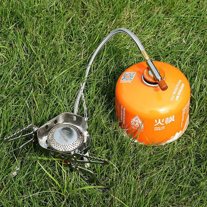 火枫高山扁气罐户外g5g2小瓶煤气丙烷气野火户外燃料青峰野餐野炊现货 野火体验装【野火+G2*2罐】