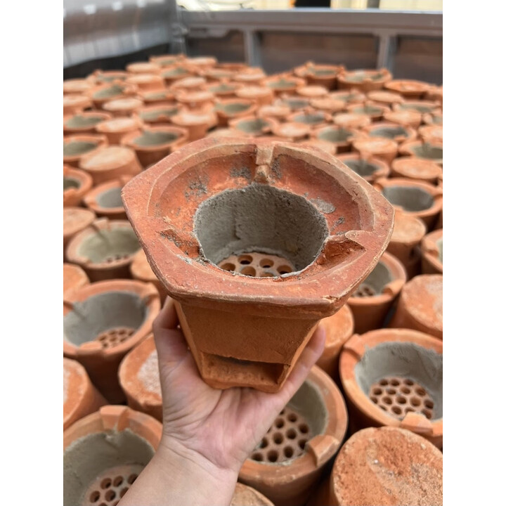 老式木炭烧烤炉陶土泥家用户外迷你烧烤小土炉火锅打边炉煮水炉