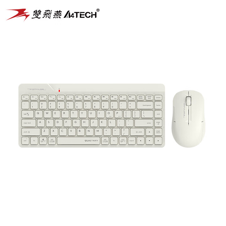 双飞燕(A4TECH)飞时代FG2200Air 86键无线键盘鼠标套装办公家用商务小型迷你87键MAC静音Type-C 双飞燕FG2200 ...