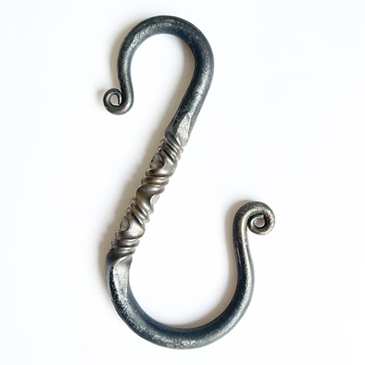 MOUNTAIN SOUL山魂手工锻打户外露营便携式横杆阵幕架置物焚火架 黄擦色吊钩