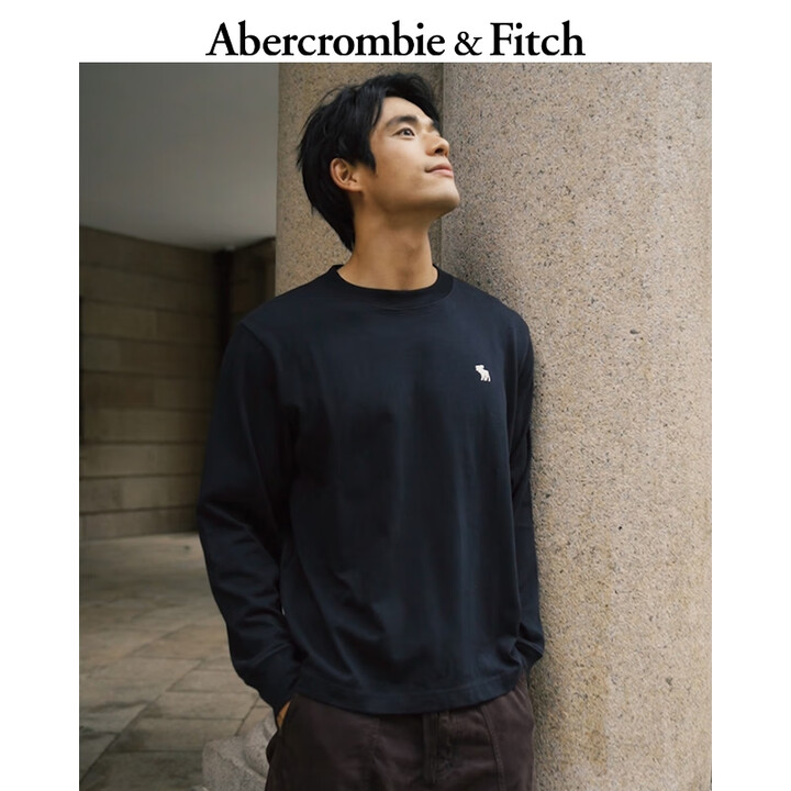 ABERCROMBIE & FITCHXJ男装春秋经典小麋鹿...