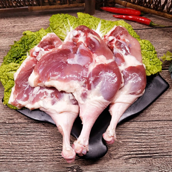 六和20斤鸭腿无边骨冷冻鸭全腿新鲜鸭大腿鸭肉整箱商用19斤鸭边腿