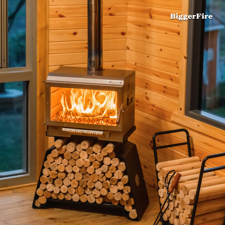 比格之火【比格之火大壁炉】取暖烧柴炉 耐用可拆卸户外
