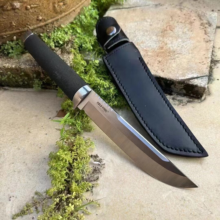 刀治郎冷钢战术刀户外多功能求生刀一体龙骨高硬度便携防身军刃家用露营