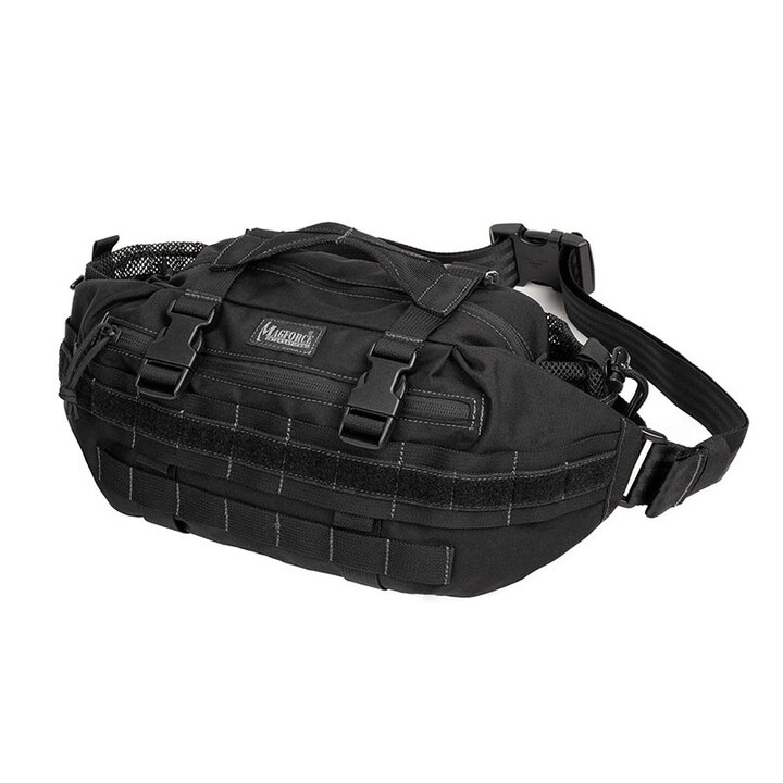 麦格霍斯（MAGFORCE）中国台湾3316户外多功能战术腰包胸包男 大容量通勤 黑色
