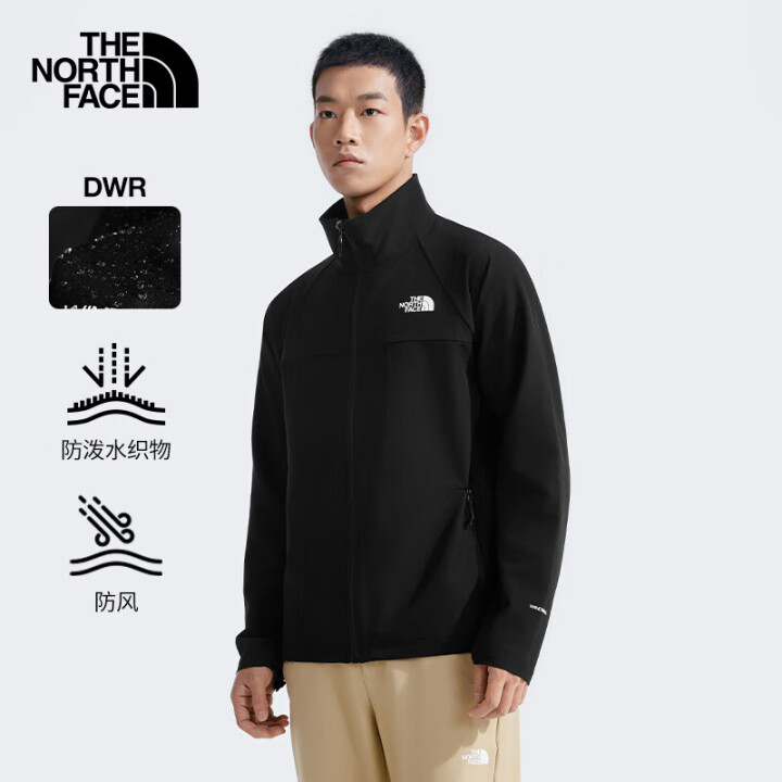 THE NORTH FACE北面软壳男25春夏新款户外运动服...