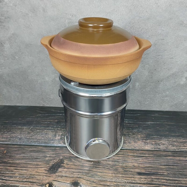 芮帕不锈钢蜂窝煤炉子农村烤火炉小型家用烧藕煤球炉子煎药木炭烤火炉 煤炭炉 二节蜂窝煤炭炉