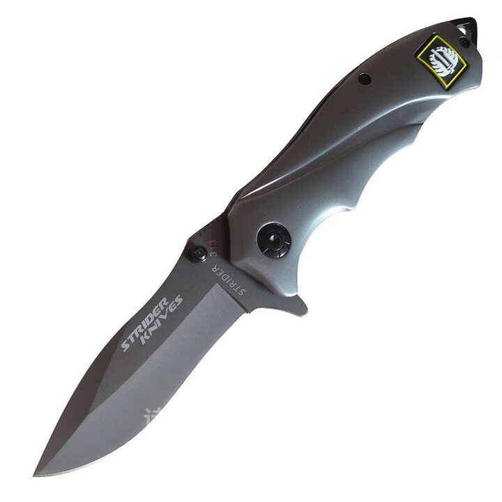 嘱言防身武器合法随身户外刀具全钢制折叠刀高硬度多功能小刀瑞士刀野 60°以上 9.5cm 圆头