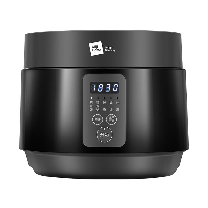 【Miji Home Design GermanyEC301】米技 微电脑多功能家用电饭锅大容量不粘内胆智能预约 EC301 黑色【行情 报价 ...
