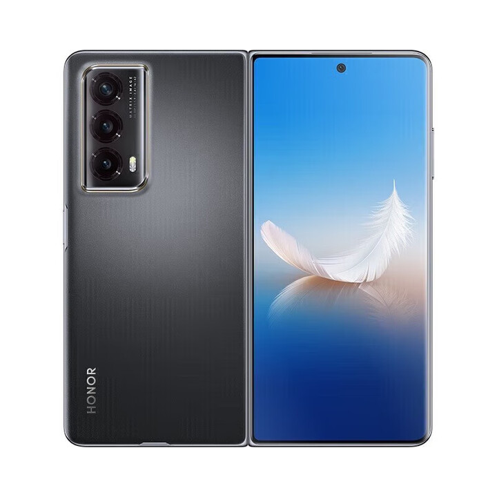 荣耀（HONOR）Magic Vs2分期免息白条可选超轻薄机身5G折叠屏手机 绒黑色12GB+256GB 官方标配