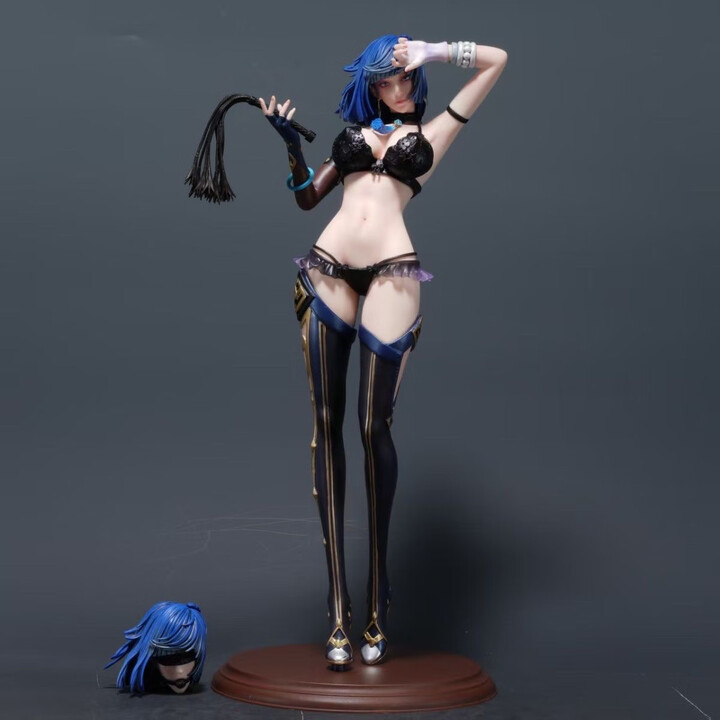 女王夜兰手办 兰生幽谷1/4美女雕像模型gk二次元周边