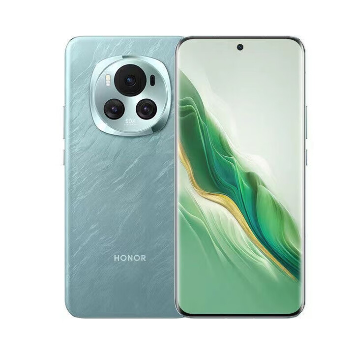 荣耀展机magic6双卡双待手机手机5g手机手机手机全网通游戏手机 海湖青 16GB＋512GB