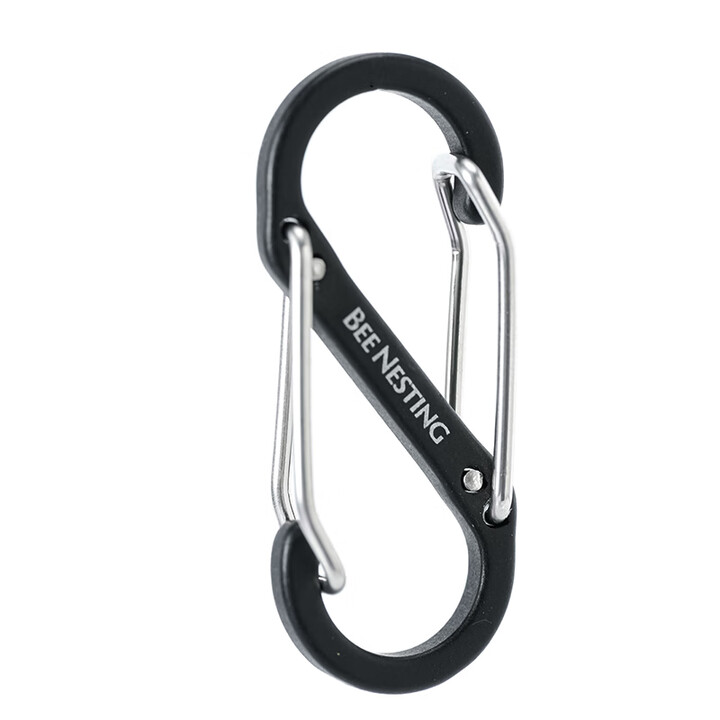 beenesting登山扣户外S型扣铝合金背包挂钩便携钥匙扣安全扣 S型登山扣【1件】