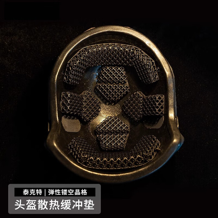 勤智乐战术头盔散热垫缓冲垫内衬高分子蜂窝透气可拆卸高弹不磨头 战术头盔内衬垫款式2【10片装】 均码