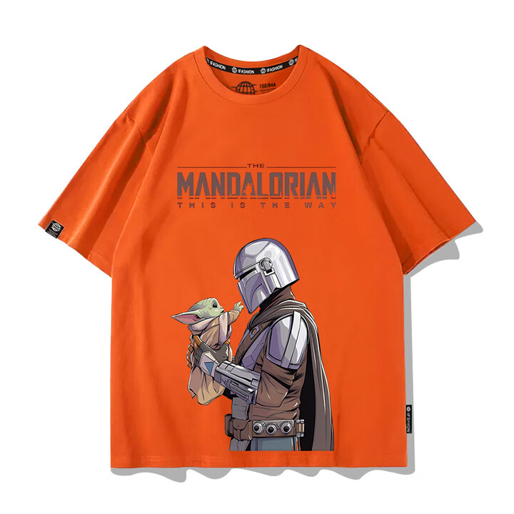 缘季彗曼达洛人星球大战联名周边短袖t恤男夏季动漫小尤达宝宝衣服