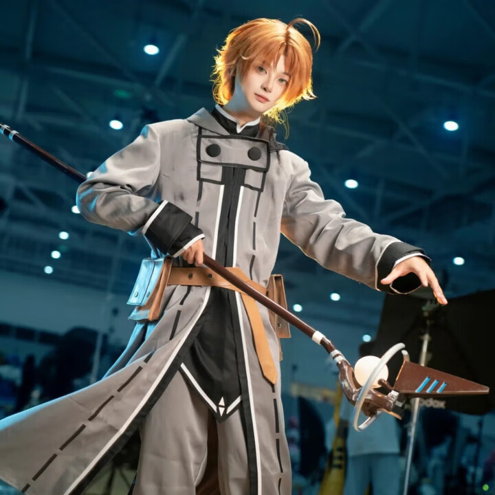 班贝智鲁迪乌斯cos服周边衣服二次元无职转生成年鲁迪乌斯cosplay卡通 鲁迪乌斯格雷(衣服+配饰)+假发+鞋子 S【图片 价格 品牌 报价】-京东