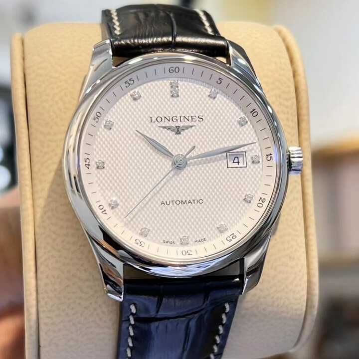 【二手99新】浪琴(LONGINES)名匠系列自动机械男表商务休闲手表二手奢侈品腕表瑞表 L2.793.4.77.3白盘皮带钻刻40mm【图片 ...