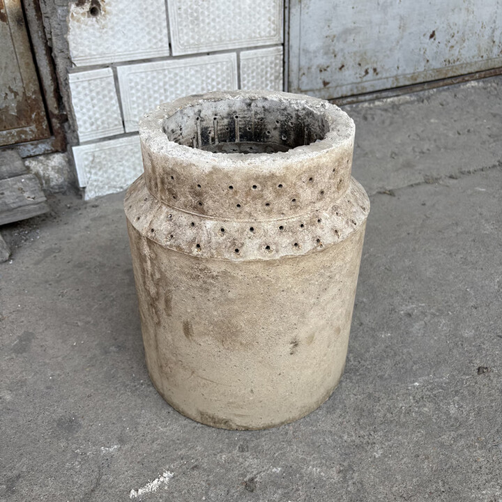 MI 小米椒炉芯内胆大号加厚煤炭耐火气化 耐高温炉胆火炉内芯散煤炉瓦炉壁 特大气化炉胆下口内径23高35厘米