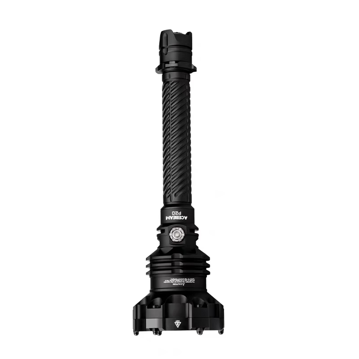 桐汝壁P20远射救援强光手电续航户外防水搜索破窗锤 P20黑色-SFT90Xyh