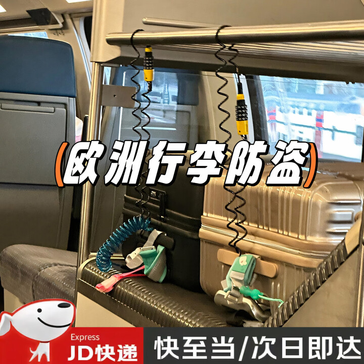欧洲旅行防盗神器行李箱锁防盗绳学生便携小巧安全防盗密码锁通用 【夜光款—四位数锁】 【旅游必备 轻巧便携】