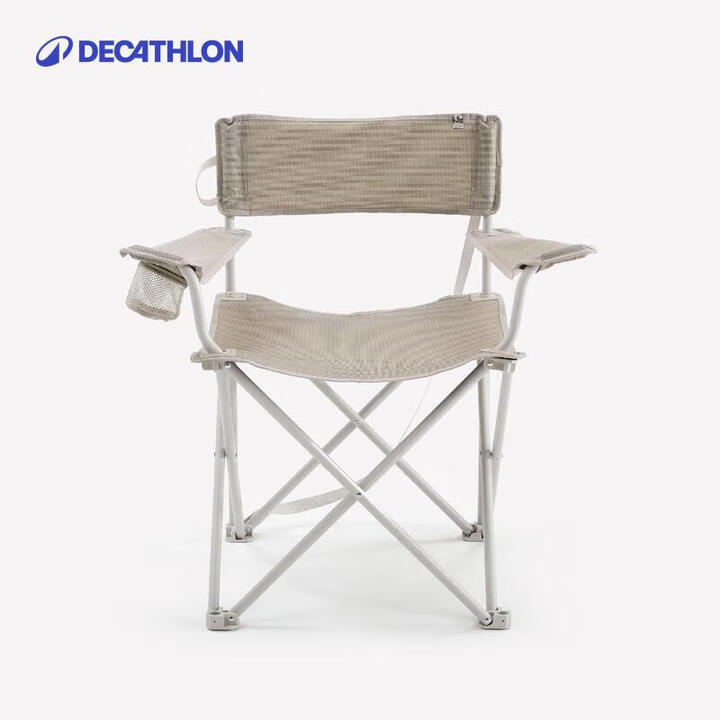 迪卡侬户外折叠椅子便携露营折叠凳钓鱼椅随身靠背椅凳子5075746