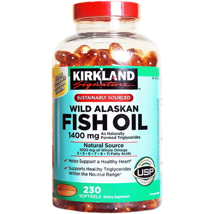 科克兰（KirkLand）KIRKLAND美国Kirkland 柯克兰阿拉斯加深海野生鱼油软胶囊1400mg2【图片 价格 品牌 报价】-京东