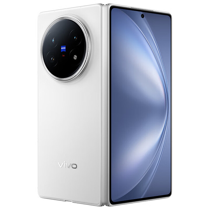 vivoX Fold5 等效6000mAh蓝海电池 超可靠三防折叠屏 蔡司超级长焦 AI 折叠屏 新品5G手机  明白 16GB+512GB 白条0首付12期/免息
