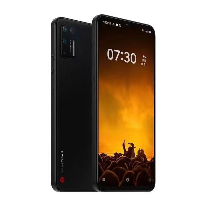 锤子（smartisan）SMARTISAN/锤子坚果 Pro3/R2 百元5G通学生机智能拍照手机 锤子Pro3-黑色 8+128GB(95成色)新