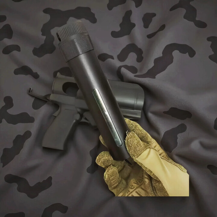 2025新款响尾蛇击发器快拔发射器驱狗驱熊户外多功能应急装备 单独一个新标横喷