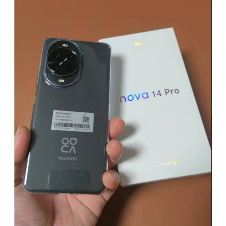 华为【分期免息】nova 14 Pro 全网通手机 鸿蒙AI 多焦段红枫质感人像 nova 14 Pro 羽砂黑 12GB+512GB 昆仑玻璃 官方标配+原封未激活+全国联保