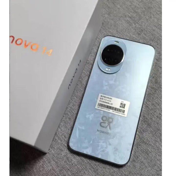 华为【分期免息】nova 14 鸿蒙手机 全网通双卡 超级快充 超清影像 nova14 冰晶蓝 12GB+512GB 官方标配+原封未激活+全国联保