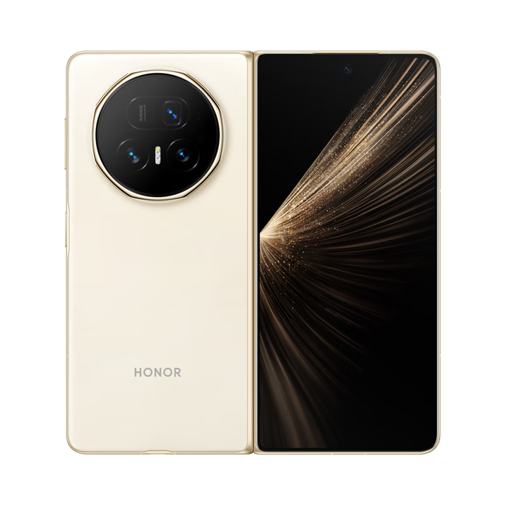 荣耀Magic V5 新品5G折叠屏手机 【现货速发+支持闪送】 暖白色 16GB+512GB