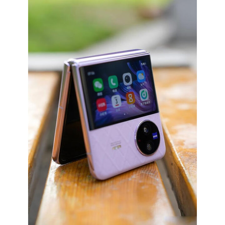 vivoX Flip 5G小折叠屏xflip拍照双屏幕智能  Xflip手机 菱紫 12GB+256GB