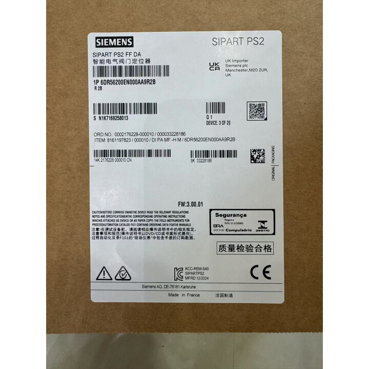 西门子阀门定位器6DR5010/5020/5210-0EG/0NG/0EN00-0AA0等 6DR5310-0NG00-0AA1【图片 价格 ...