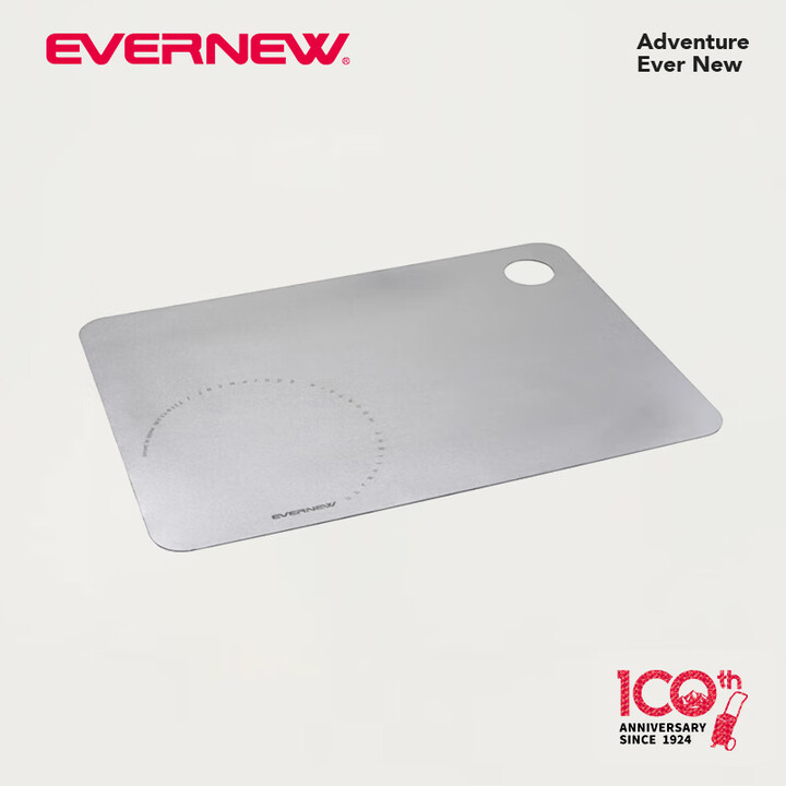 EVERNEW日本进口户外露营轻量纯钛砧板切菜板防霉抑菌案板 纯钛砧板