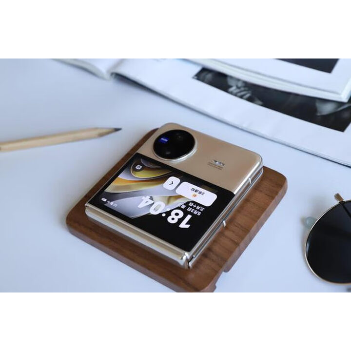 vivo展机X Flip 5G小折叠屏xflip拍照双屏幕智能  Xflip手机 绸金 12GB+512GB