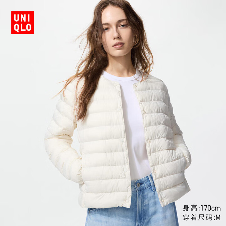 优衣库女装PUFFTECH空气棉服便携式茄克/外套夹克 秋冬新款478568 01 乳白色 M /160/84A【图片 价格 品牌 报价】-京东