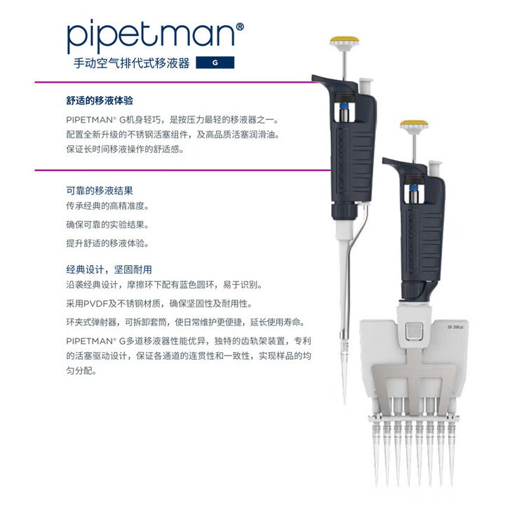 gils八道12道手动移液器多道排枪半支消毒可调量程 8道P8X10G【图片 价格 品牌 报价】-京东