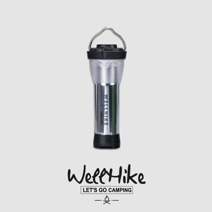 WELLHIKE灯塔露营灯户外LED照明灯营地灯应急手电筒帐篷灯GZ款 GZ灯黑色