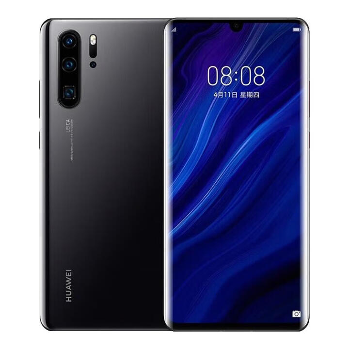 华为Huawei/华为 P30 全网通4G手机 NFC麒麟鸿蒙系统P30pro小屏手机 亮黑色 8GB+256GB【全网通】 P30【6.1英寸直面屏】
