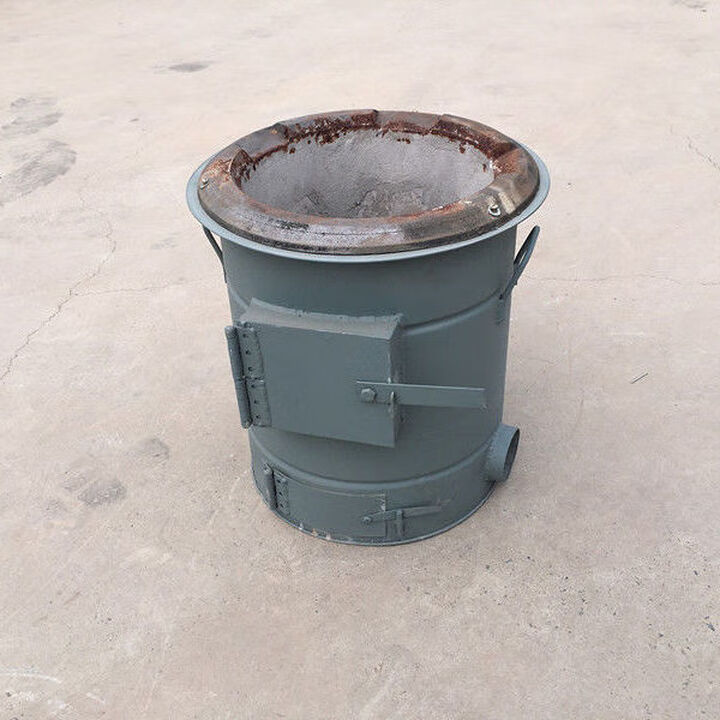 多功能煤炭炉烧水做饭木炭炉家庭用商用烧木柴炉具加厚钢板耐火炉 内径29cm带加料口炉+铲