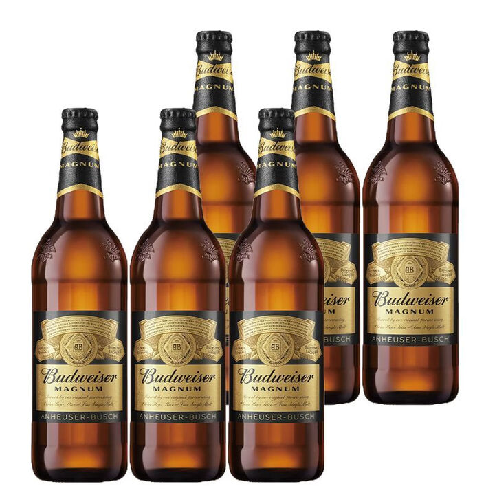 百威budweiser百威黑金啤酒600ml612瓶整箱百威黑金600ml6瓶无规格