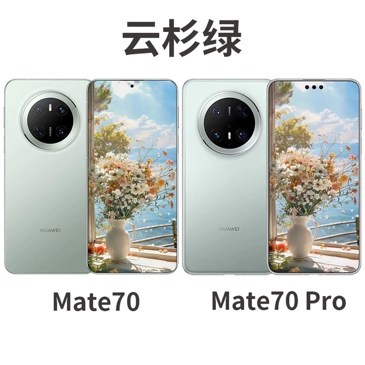华为【现货速发】Mate70Pro纯血鸿蒙AI正品旗舰mate70 mate70pro+手机 云杉绿 12GB+1TB mate70Pro