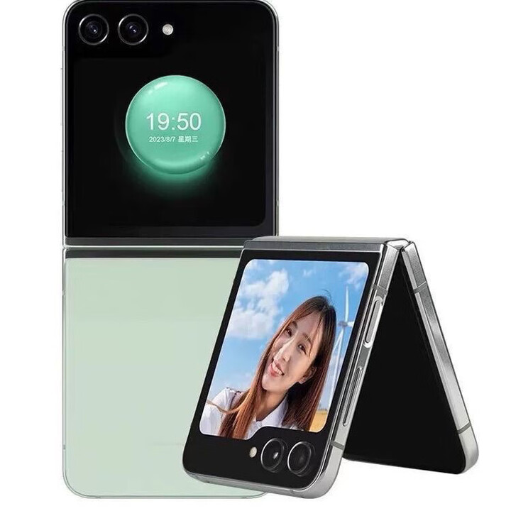 三星（SAMSUNG）Samsung/三星 Galaxy Z Flip5（展机） 高通骁龙折叠屏手机 赠送运费险详询客服 冰薄荷 8GB+256GB