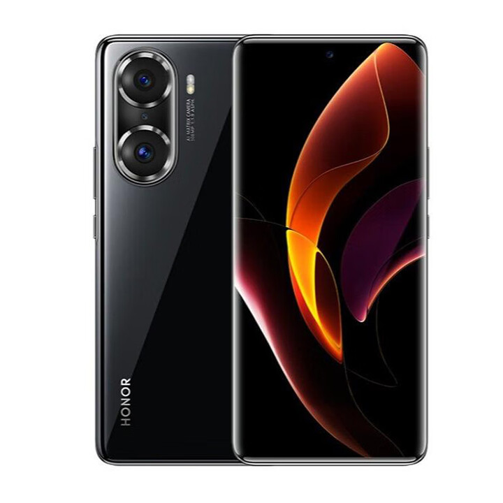 荣耀60 Pro通手机5G骁龙芯片双卡双待1亿像素拍照手机 亮黑色 套餐一荣耀606.67寸屏幕8GB