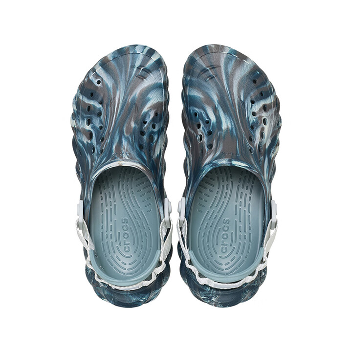 【卡骆驰208454】卡骆驰（CROCS）波波大理石纹洞洞鞋208454 黑沙灰/彩色-0LE 43 (270mm) 【行情 报价 价格 评测】-京东