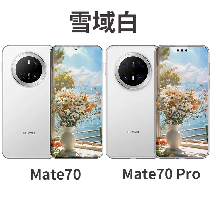 华为正品现货Mate70Pro手机纯血鸿蒙AI正品旗舰mate70 mate70pro+ 雪域白 12GB+1TB mate70