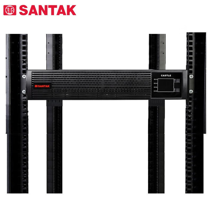 【山特C10KS RACK 9000W外接电池单主机】山特C10KS RACK 机架式在线式UPS不间断电源外接电池长效机10KVA ...